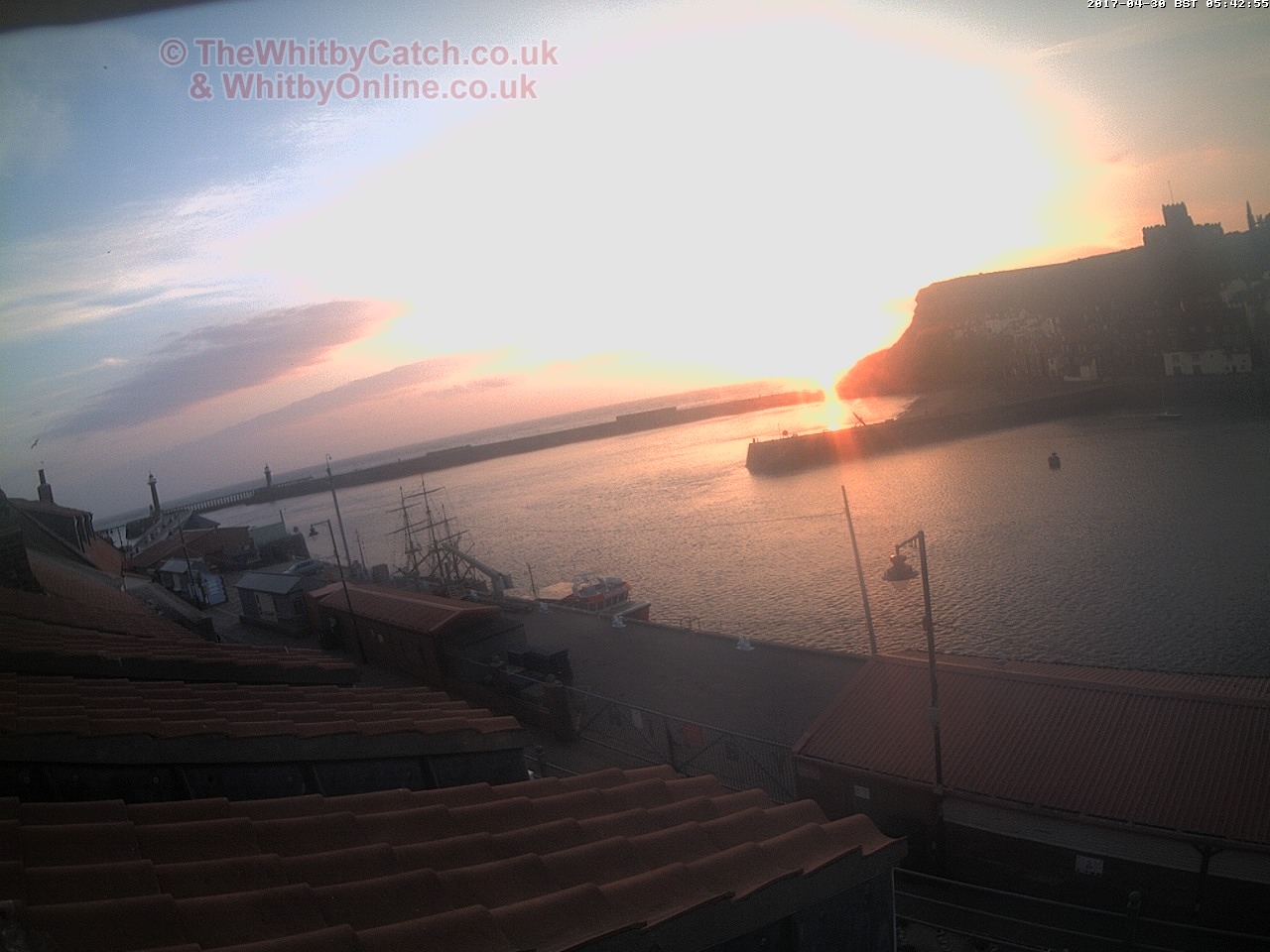 Whitby Sun 30th April 2017 05:43.