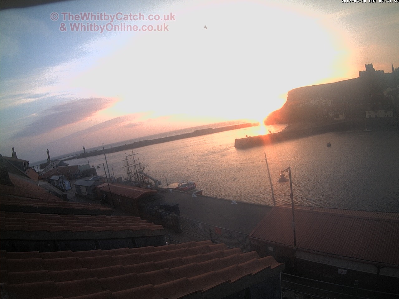 Whitby Sun 30th April 2017 05:44.