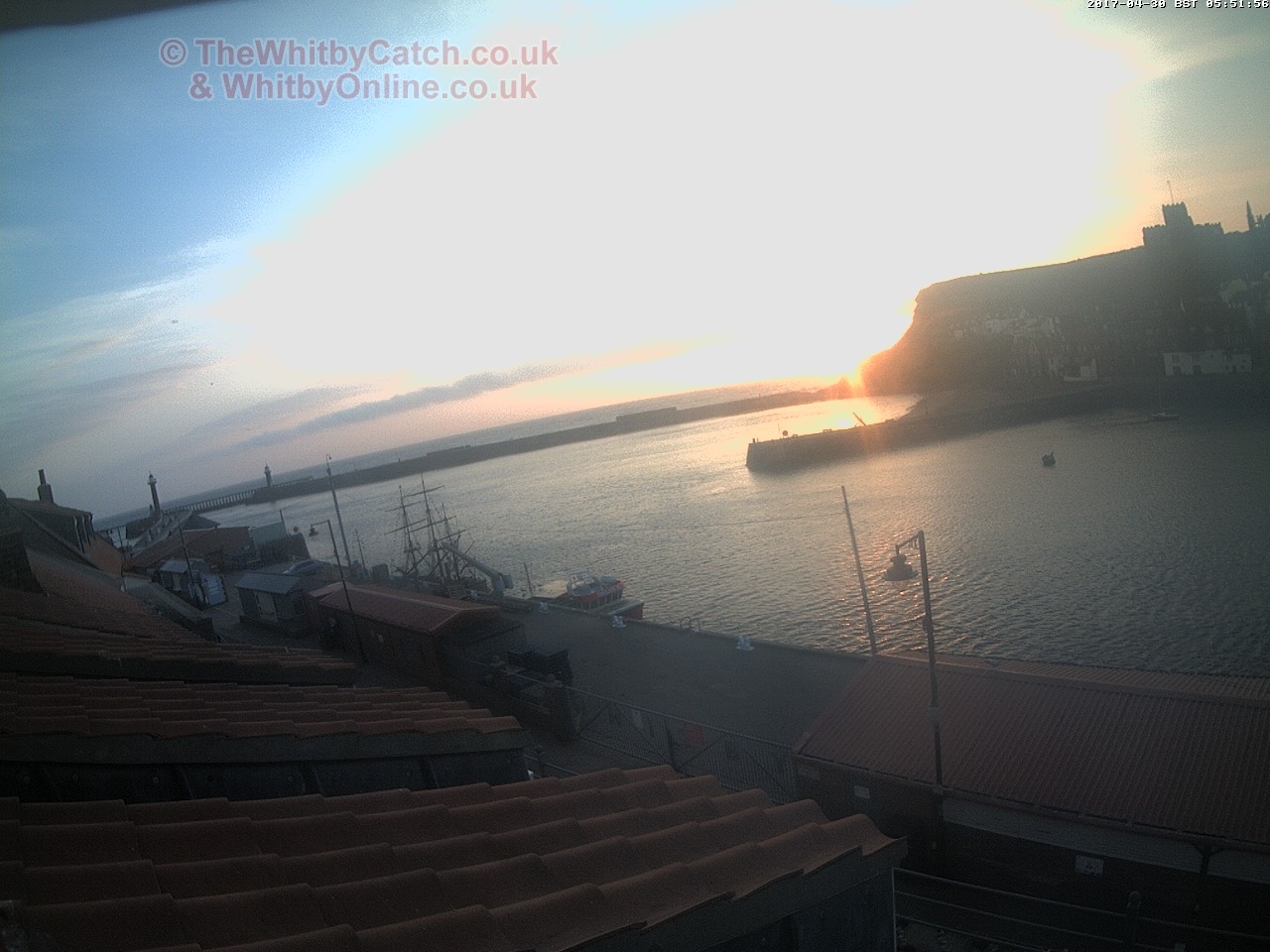 Whitby Sun 30th April 2017 05:52.