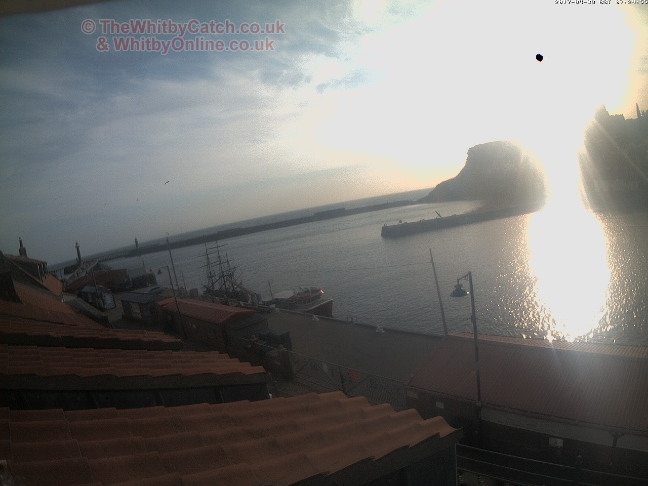 Whitby Sun 30th April 2017 07:25.